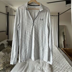 Under armour quarter zip men’s sweatshirt grey